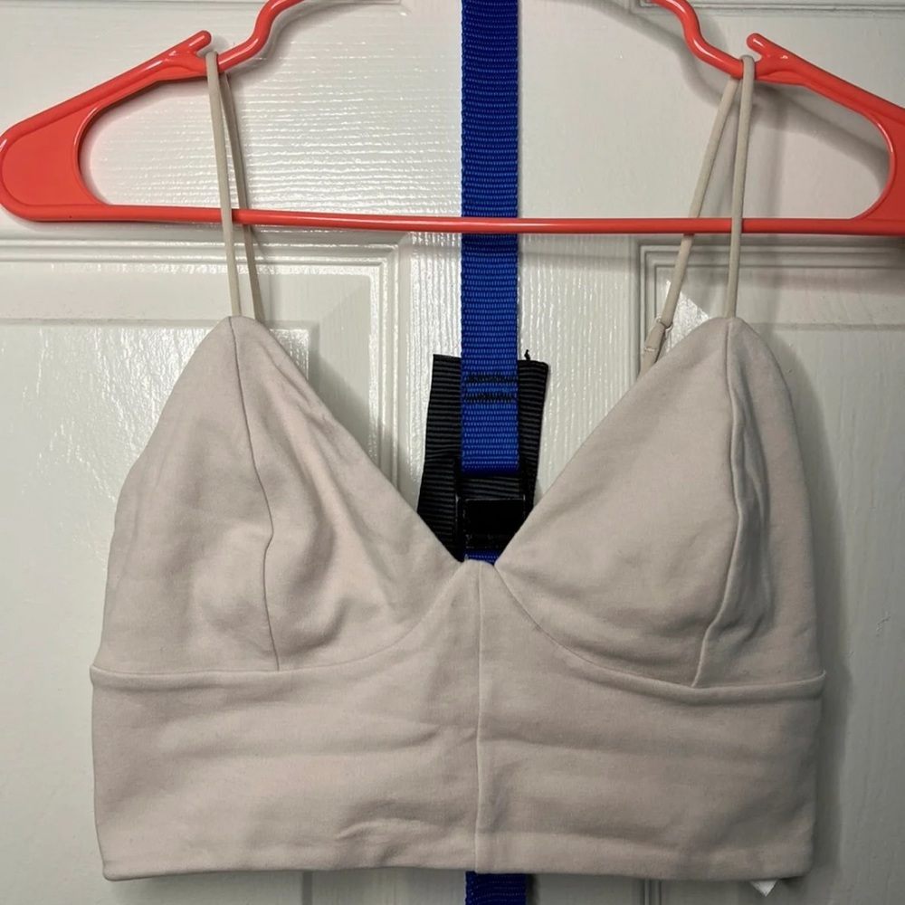Aritzia wilfred bustier top blush